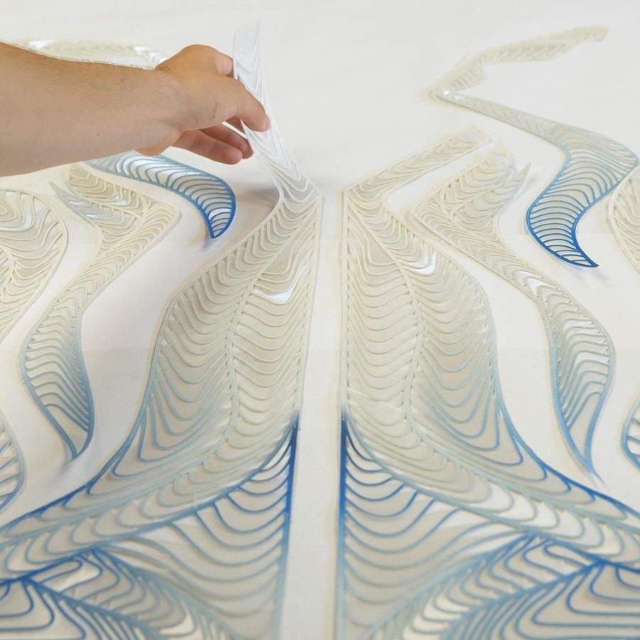 Mimesis dress from Evian