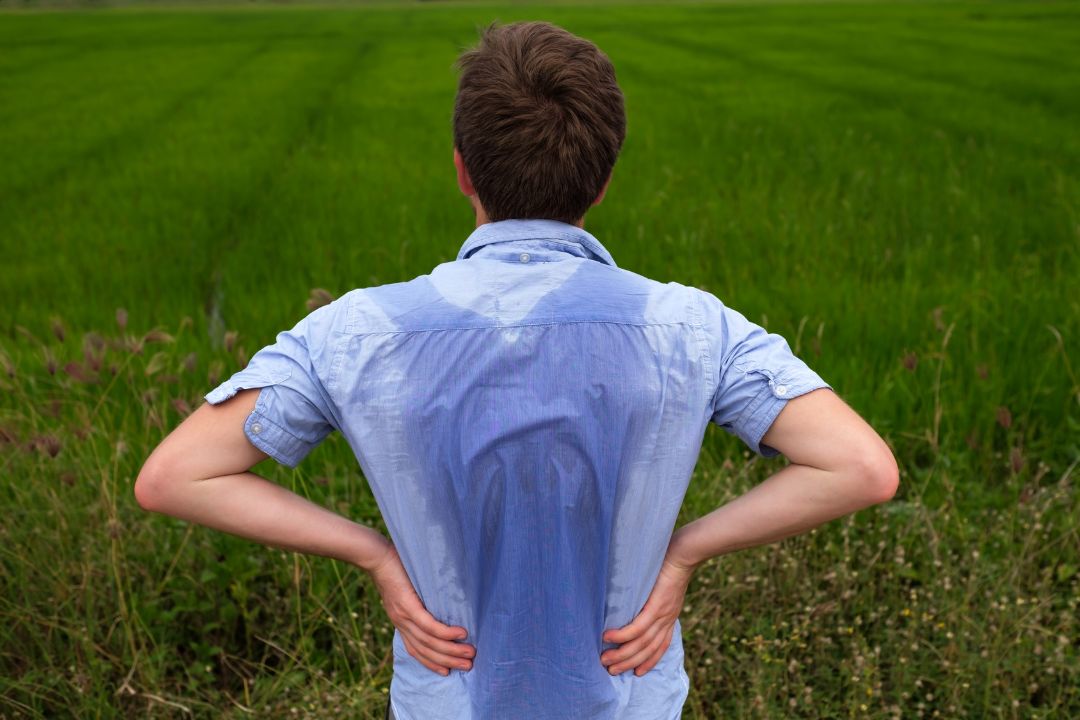 Nhiệt độ mùa hè tăng cao đẩy nhanh quá trình tiết mồ hôi